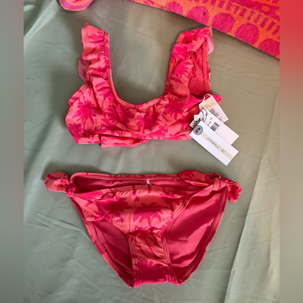 O’Neill Palm Ruffle Swim Set